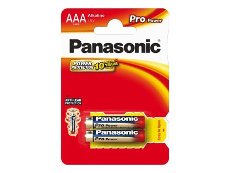 Battery AAA (R03) alkaline PANASONIC Pro Power 2pcs / blister