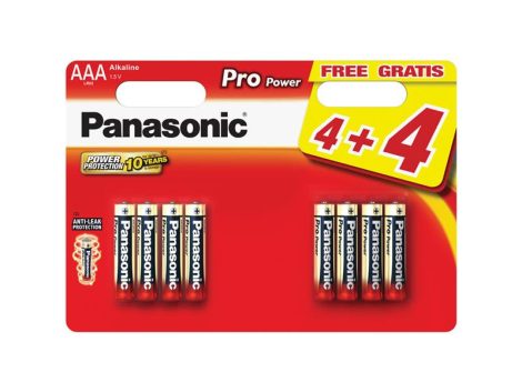 Battery AAA (R03) alkaline PANASONIC Pro Power 8pcs / blister