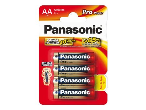 Battery AA (R6) alkaline PANASONIC Pro Power 4pcs / blister