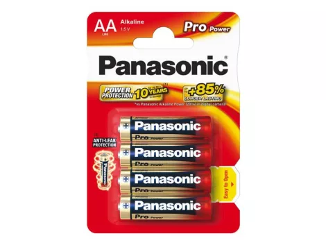 Battery AA (R6) alkaline PANASONIC Pro Power 4pcs / blister