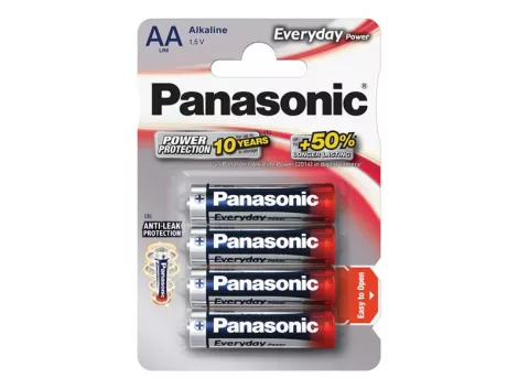 Battery AA (R6) alkaline PANASONIC Everyday Power 4pcs / blister