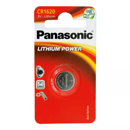 CR1620 PANASONIC lítium elem 1db / bliszter CR1620 PANASONIC lítium elem 1db / bliszter