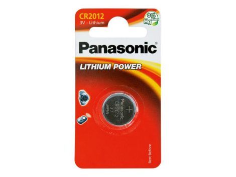 Battery CR2012 PANASONIC lithium 1pc / blister