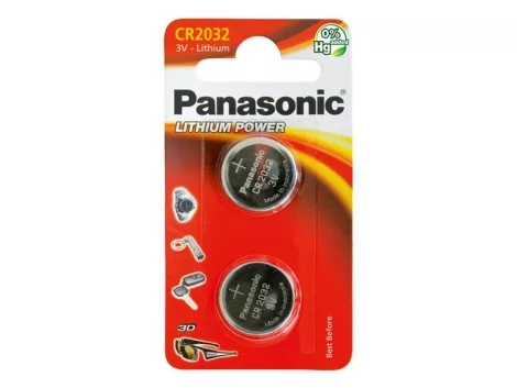 Battery CR2032 PANASONIC lithium 2pcs / blister Battery CR2032 PANASONIC lithium 2pcs / blister
