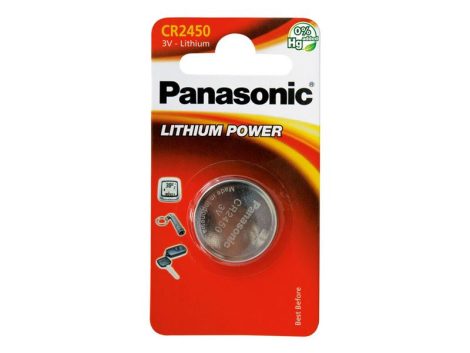 Battery CR2450 PANASONIC lithium 1pc / blister