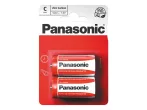 Battery C (R14) Zn-Cl PANASONIC Red 2pcs / blister