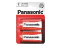 Battery D (R20) Zn-Cl PANASONIC Red 2pcs / blister