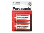 Battery D (R20) Zn-Cl PANASONIC Red 2pcs / blister