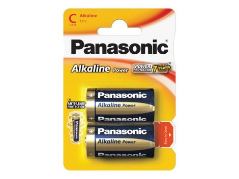 Battery C (R14) alkaline PANASONIC Alkaline Power 2pcs / blister
