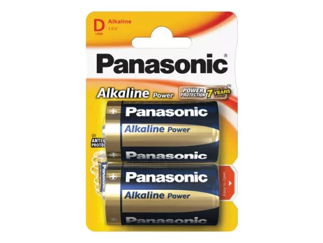 Battery D (R20) alkaline PANASONIC Alkaline Power 2pcs / blister