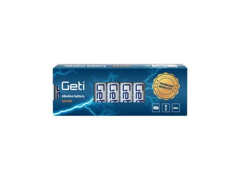 AA (LR6) alkaline battery GETI 1.5V 10pcs