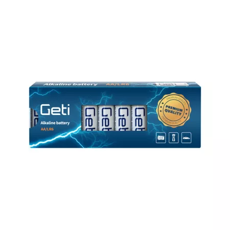 AA (LR6) alkáli elem GETI 1.5V 10db