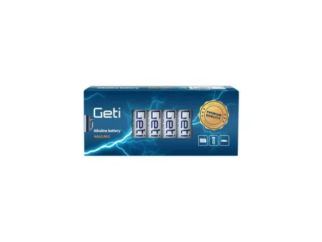 Battery AAA (LR03) alkaline GETI 1,5V 10pcs Battery AAA (LR03) alkaline GETI 1,5V 10pcs