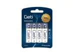 Battery AA (LR6) alkaline GETI 1.5V Blister 4pcs