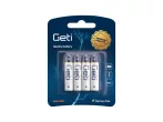 Battery AAA (LR03) alkaline GETI 1,5V Blister 4pcs