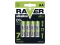Battery AA (R6) alkaline RAVER  4pcs