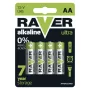 AA (R6) alkáli elem RAVER 4db