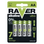 AA (R6) alkáli elem RAVER 4db AA (R6) alkáli elem RAVER 4db