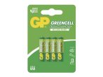 Battery AAA (R03) Zn-Cl GP Greencell 4pcs / blister