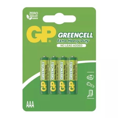 AAA (R03) Zn-Cl GP Greencell 4db / bliszter AAA (R03) Zn-Cl GP Greencell 4db / bliszter