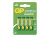 Battery AA (R6) Zn-Cl GP Greencell 4pcs / blister
