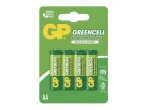 Battery AA (R6) Zn-Cl GP Greencell 4pcs / blister