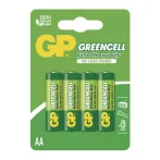 AA (R6) Zn-Cl GP Greencell 4db / bliszter AA (R6) Zn-Cl GP Greencell 4db / bliszter