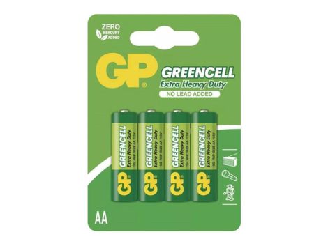 Battery AA (R6) Zn-Cl GP Greencell 4pcs / blister