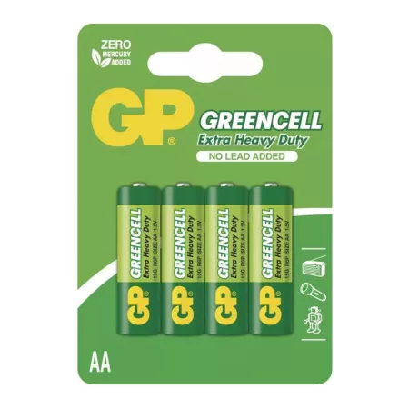 AA (R6) Zn-Cl GP Greencell 4db / bliszter AA (R6) Zn-Cl GP Greencell 4db / bliszter