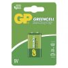 Battery 6F22 (9V) Zn-Cl GP Greencell 1pc / blister