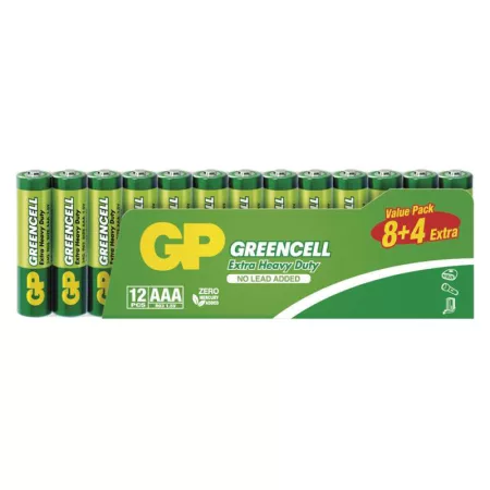 AAA (R03) Zn-Cl GP Greencell elem 12 db AAA (R03) Zn-Cl GP Greencell elem 12 db