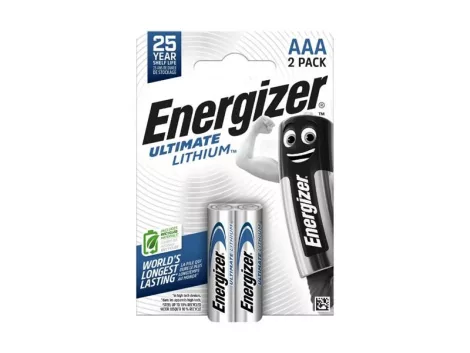 Lithium battery AAA R03 1.5V ENERGIZER Ultimate 2pcs / blister –40°C