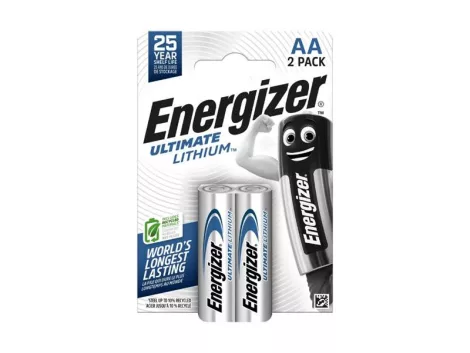 Lithium battery AA R6 1.5V ENERGIZER Ultimate 2pcs / blister –40°C