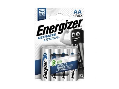 Lithium battery AA R6 1.5V ENERGIZER Ultimate 4pcs / blister –40°C