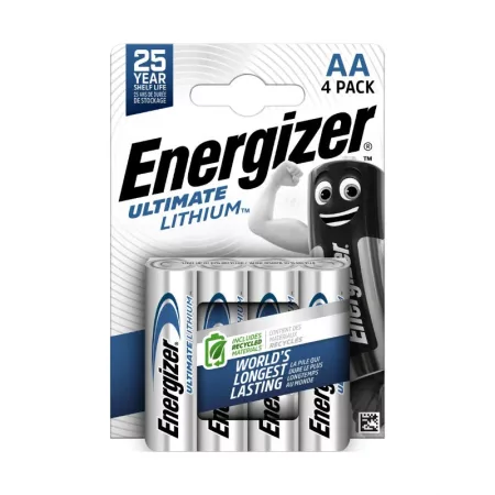 AA R6 1.5V ENERGIZER Ultimate lítium elem 4 db / bliszter –40°C AA R6 1.5V ENERGIZER Ultimate lítium elem 4 db / bliszter –40°C