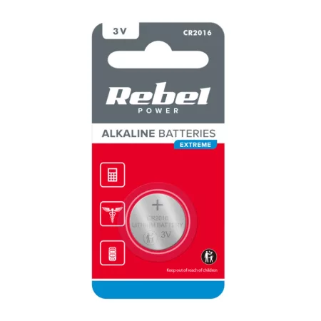 CR2016 REBEL Extreme elem 1 db / bliszter BAT0194