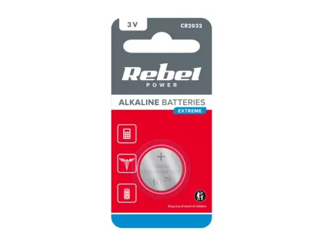 Battery CR2032 REBEL EXTREME 1pc / blister