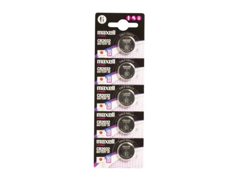 Battery CR2032 MAXELL lithium 5pcs / blister