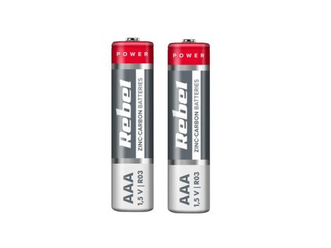 Battery AAA (R03) Zn-Cl REBEL 2pcs / shrink BAT0080