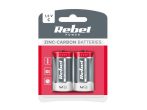 Battery C (R14) Zn-Cl REBEL 2pcs / blister BAT0083B