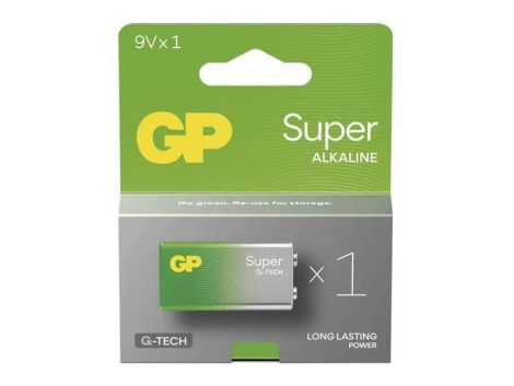 Battery 6F22 (9V) alkaline GP Super 9V 1pc