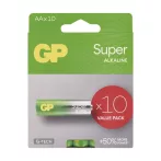 AA (R6) alkáli GP Super 10db