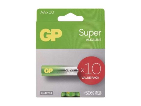 Battery AA (R6) alkaline GP Super 10pcs