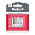 AAA (R03) Zn-Cl REBEL 4db / bliszter AAA (R03) Zn-Cl REBEL 4db / bliszter
