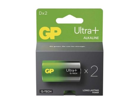 Battery D (LR20) alkaline GP Ultra Plus 2pcs