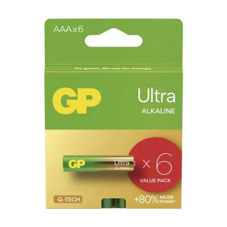 GP Ultra AAA (R03) alkáli elem 6 db