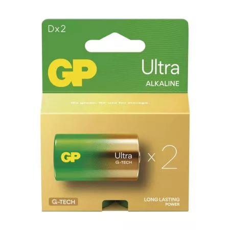 GP Ultra D (LR20) alkáli elem 2 db GP Ultra D (LR20) alkáli elem 2 db