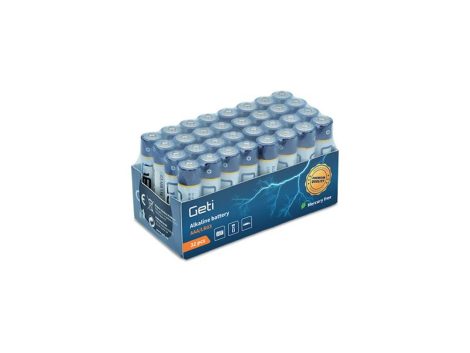 Battery AAA (LR03) alkaline GETI 1.5V 32pcs