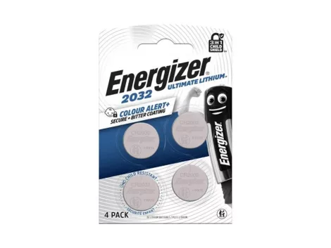 Battery CR2032 ENERGIZER Ultimate lithium 4pcs / blister -30°C