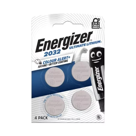 ENERGIZER Ultimate CR2032 lítium elem 4 db / bliszter -30°C ENERGIZER Ultimate CR2032 lítium elem 4 db / bliszter -30°C